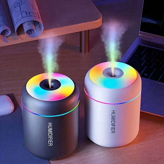 Umidificator cu Lumină LED RGB – Design Modern, Silențios și Portabil